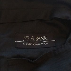 Jos. A Bank slacks grey white pinstripes 34x30